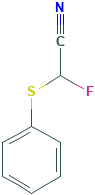 氟(苯硫基)乙腈 Fluoro(phenylthio)acetonitrile