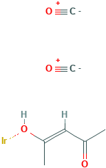 <span class='d-block'>Dicarbonyl(2，4-pentanedionato)iridium(I)</span><span class='d-block'>二羰基乙酰丙酮铱(I)</span>