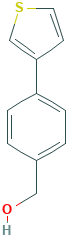 <span class='d-block'>(4-Thien-3-ylphenyl)methanol, 97%</span><span class='d-block'>(4-噻吩-3-基苯基)甲醇</span>