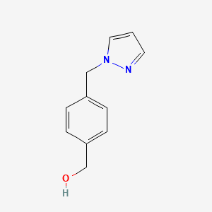 <span class='d-block'>[4-(1H-Pyrazol-1-ylmethyl)phenyl]methanol, 97%</span><span class='d-block'>[4-(1H-吡唑-1-基甲基)苯基]甲醇</span>