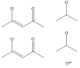 <span class='d-block'>Titanium diisopropoxide bis(acetylacetonate)</span><span class='d-block'>双(乙酰丙酮基)二异丙基钛酸酯</span>
