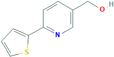 <span class='d-block'>(6-Thien-2-ylpyrid-3-yl)methanol, 95%</span><span class='d-block'>(6-噻吩-2-基吡啶-3-基)甲醇</span>