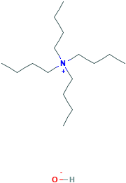 <span class='d-block'>Tetrabutylammonium hydroxide, 40 wt.% solution in methanol</span><span class='d-block'>四丁基氢氧化铵，40%甲醇溶液</span>