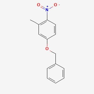 <span class='d-block'>5-Benzyloxy-2-nitrotoluene</span><span class='d-block'>5-苄氧基-2-硝基甲苯</span>