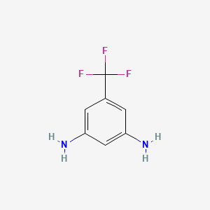 <span class='d-block'>5-(Trifluoromethyl)-1，3-phenylenediamine</span><span class='d-block'>3，5-二氨基三氟甲苯</span>