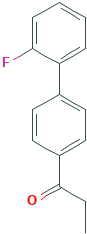 <span class='d-block'>1-(2\'-Fluoro-[1，1\'-biphenyl]-4-yl)propan-1-one</span><span class='d-block'>1-(2-氟[1，1-联苯]-4-基)-1-丙酮</span>