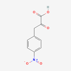 <span class='d-block'>3-(4-Nitrophenyl)-2-oxopropanoic acid</span><span class='d-block'>(对硝基苯基)丙酮酸</span>