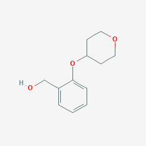 <span class='d-block'>[2-(Tetrahydropyran-4-yloxy)phenyl]methanol, 97%</span><span class='d-block'>[2-(四氢吡喃-4-基氧)苯基]甲醇</span>