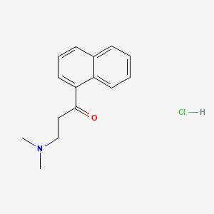 <span class='d-block'>3-(Dimethylamino)-1-(Naphthalen-1-Yl)Propan-1-One Hydrochloride</span><span class='d-block'>3-(二甲基氨基)-1-(萘-1-基)-1-丙酮盐酸盐(贝达喹啉中间体)</span>