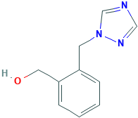 <span class='d-block'>[2-(1H-1,2,4-Triazol-1-ylmethyl)phenyl]methanol, 97%</span><span class='d-block'>[2-(1H-1,2,4-三唑-1-基甲基)苯基]甲醇</span>