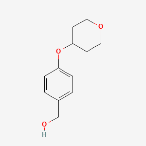 <span class='d-block'>[4-(Tetrahydropyran-4-yloxy)phenyl]methanol, 97%</span><span class='d-block'>[4-(四氢吡喃-4-基氧)苯基]甲醇</span>