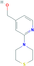 <span class='d-block'>(2-Thiomorpholinopyrid-4-yl)methanol, 97%</span><span class='d-block'>(2-硫代吗啉吡啶-4-基)甲醇</span>