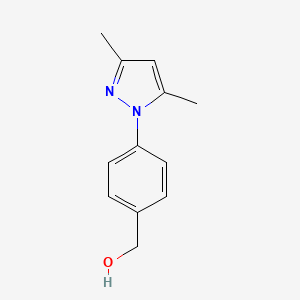 <span class='d-block'>[4-(3,5-Dimethyl-1H-pyrazol-1-yl)phenyl]methanol, 97%</span><span class='d-block'>[4-(3,5-二甲基-1H-吡唑-1-基)苯基]甲醇</span>