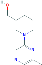 <span class='d-block'>[1-(6-Methylpyrazin-2-yl)piperid-3-yl]methanol, 95%</span><span class='d-block'>[1-(6-甲基对二氮杂苯-2-基)哌啶-3-基]甲醇</span>